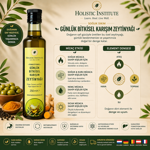 Miscela erboristica quotidiana all’olio d’oliva