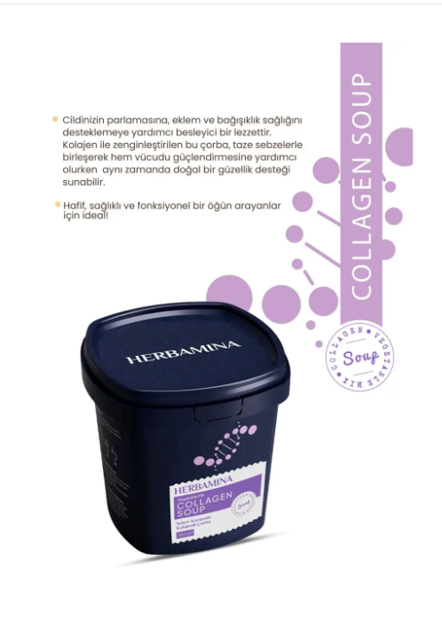 HERBAMİNA Sebze Karışımlı Kolajenli Çorba - 300 gr