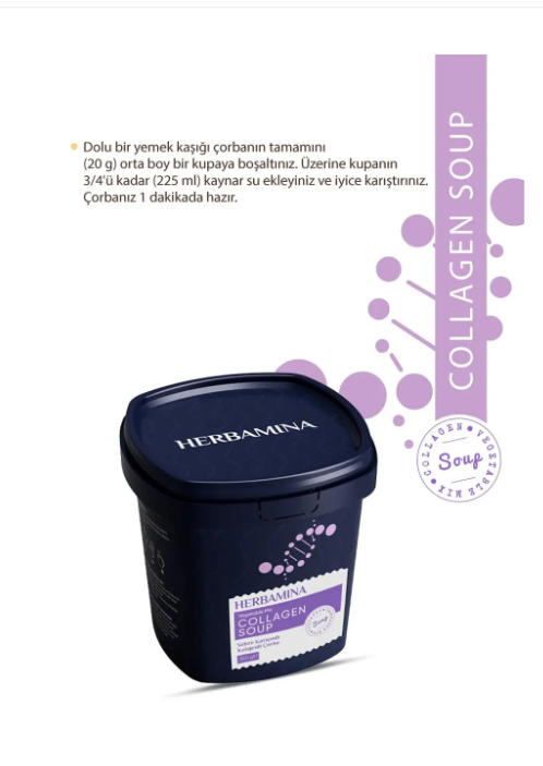 HERBAMİNA Sebze Karışımlı Kolajenli Çorba - 300 gr