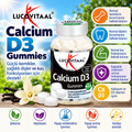 Gommes Calcium D3 – 60 unités de calcium et de vitamine D3 sans sucre