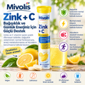Mivolis Çinko + C Vitamini – 20 Efervesan Tablet | 82 g