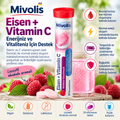 Mivolis Demir + C Vitamini – 20 Efervesan Tablet | 82 g