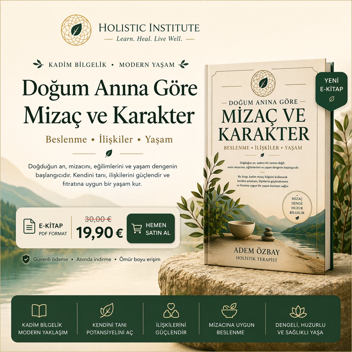 Doğum Anına Göre Mizaç ve Karakter /  Beslenme • İlişkiler • Yaşam (e-kitap)