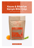 HERBAMİNA Kayısı & Biberiye Karışık Bitki Çayı (1,5grx30 Saşet)